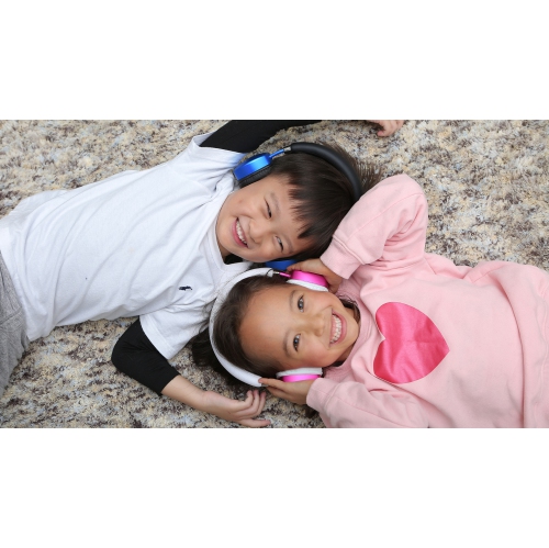 Puro Sound Labs PuroQuiet Plus Volume Limited On-Ear Active Noise Cancelling Bluetooth Headphones for Kids with Built-in Microphone–Safer Sound