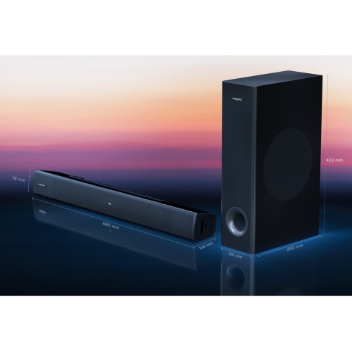 Creative Labs Stage V2 160-Watt 2.1 Channel Sound Bar with Wireless Subwoofer -