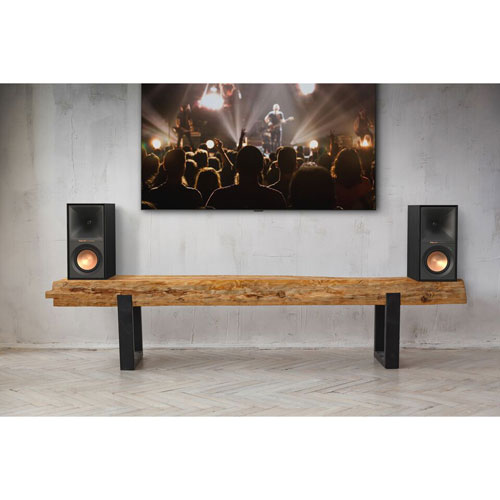 Haut-parleur d'étagère de 120 W R-50PM de Klipsch - Paire - Noir