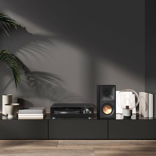 Haut-parleur d'étagère de 120 W R-50PM de Klipsch - Paire - Noir