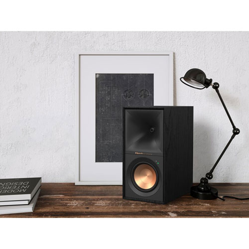Haut-parleur d'étagère de 120 W R-50PM de Klipsch - Paire - Noir