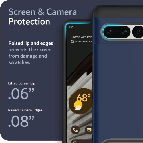 Étui double couche Merge de TUDIA pour Pixel 7 Pro de Google - Indigo