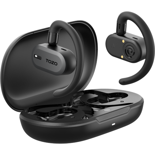 TOZO OpenBuds True Open Ear Wireless Earbuds with Multi-Angle Adjustment Bluetooth 5.3 Headphones with Dual-Axis Design for Long-Lasting Comfort