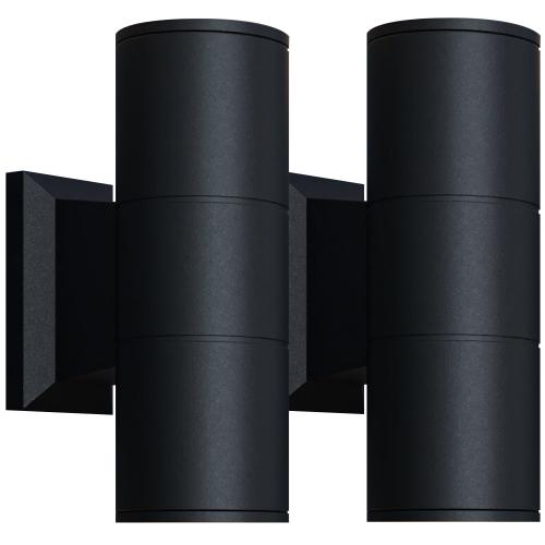 STRAK  Outdoor Wall Light, 7-Inch Cylinder Up And Down Light, Matte Light Fixture, 3Cct In One (3000K/4000K/5000K) Waterproof Wall Light for Porch