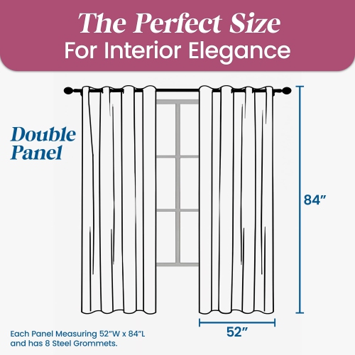 Canadian Linen Voile Sheer Curtains, W 52" x L 84", 2 Panels Light Filtering Washable Sheer Window Drapes Ring Curtains, Decorative Pink Flower Design