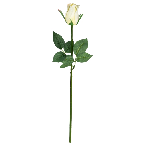 Artificial Rose Bud Floral Stem Spray - 23.5" - White