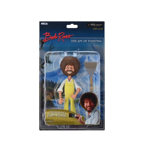 NECA  Toony Classic Bob Ross In Overalls - 6-Inch Scale Action Figure 19207