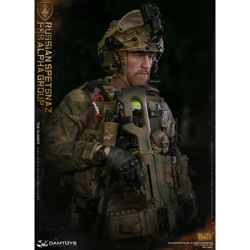 IMAGINATION HOBBY  Russian Spetsnaz Fsb Alpha Group Gunner 1:6 Scale Action Figure Damtoys 78092