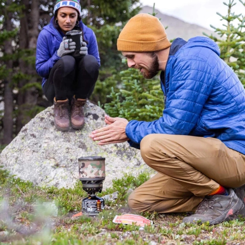 JETBOIL MINIMO CAMO | Cooking system FluxRing technology stove with regulator