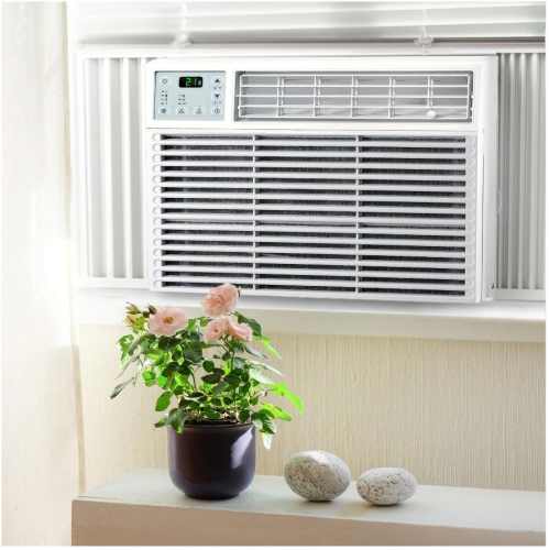 Climatiseur de fenêtre électronique de 10&nbsp;000&nbsp;BTU avec télécommande