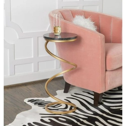 Table à boissons julienne, granite noir