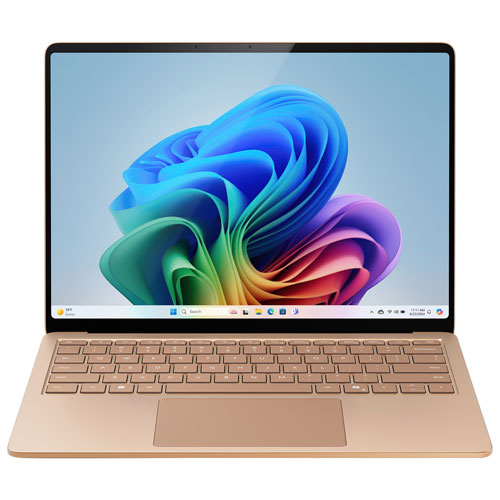 Microsoft Surface Laptop 13.8" Touchscreen Copilot+ PC Laptop - Dune (Qualcomm/16GB RAM/512GB SSD) - 2024 - Bilingual