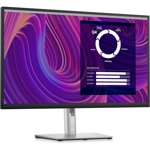 Open Box – Dell 27" QHD IPS, 350 nits, 99% sRGB, DisplayPort, HDMI, 4-Port USB Hub, Pivot & Height Adjustable Monitor