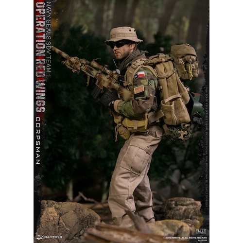 IMAGINATION HOBBY  Operation Wings - Navy Seals Sdv Team 1 Corpsman 1:6 Scale Figure Damtoys 78084 In Red