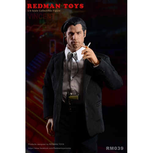 IMAGINATION HOBBY  Vincent (J Travolta - Pulp Fiction Style) 1:6 Scale Figure Redmantoys Rm039