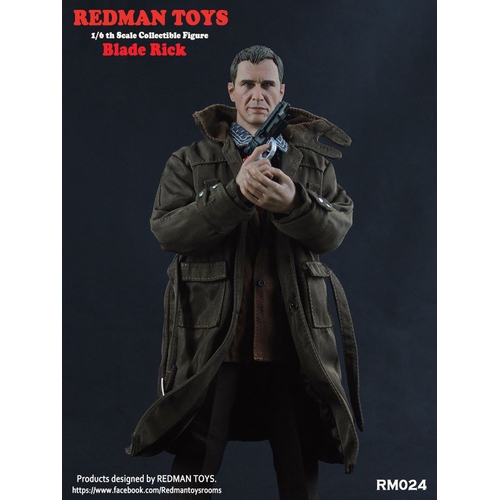 IMAGINATION HOBBY  Blade Rick Harrison Ford Blade Runner Style 1:6 Figure Redman Toys Rm024