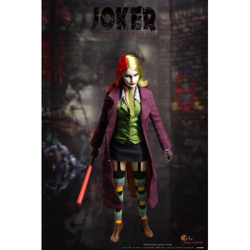 IMAGINATION HOBBY  Female Joker 1:6 Scale Action Figure Wolfking Wk-89026A