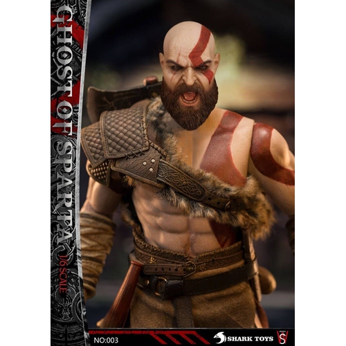Ghost of Spartan 1:6 Scale Figure Shark Toys 003