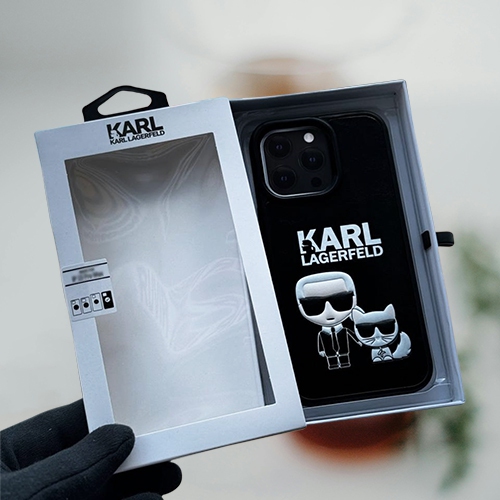 Étui monogramme en cuir de qualité supérieure pour iPhone 14 Pro