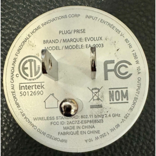 Evolux de la prise intelligente Wi-Fi de Lloyd, compatible avec Alexa, iOS, Android, Assistant Google, assistant HOMEKIT. Protocole de connectivité