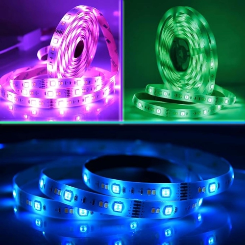 Lloyd's Smart LED Strip Lights - 5 Meter, WiFi, Colour Changing Indoor RGB Light, Compatible with Alexa and Google, Remote Controlled, Strip Lights