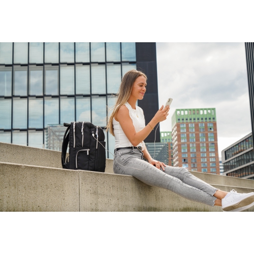 Swissdigital Design SSD Finder Smart Backpack - Includes Apple Find Me, School Tablet Bag, College, University Laptop Bag ,KATY ROSE Model Rucksack -