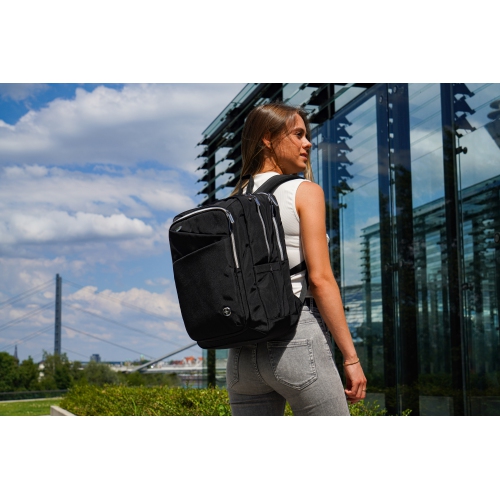 Swissdigital Design SSD Finder Smart Backpack - Includes Apple Find Me, School Tablet Bag, College, University Laptop Bag ,KATY ROSE Model Rucksack -