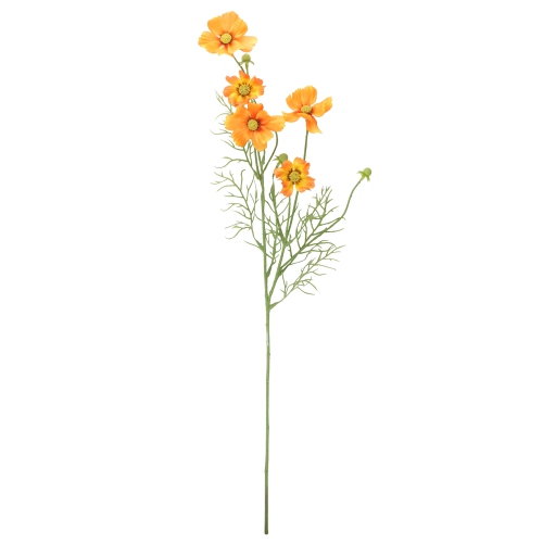 Artificial Cosmos Floral Spray - 28" - Orange