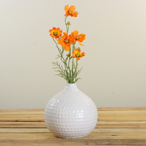 Artificial Cosmos Floral Spray - 28" - Orange