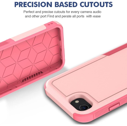 XCRS Apple iPhone SE 3rd Generation / iPhone SE 2nd Generation / iPhone 7/ iPhone 8 Case Dual Layered Comm Rugged, Heavy Duty, Tuff Cover