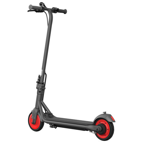 Open Box - Segway Ninebot ZING C20 Kid's Electric Scooter - Ages 10+ - Black/Red