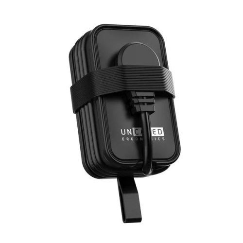 Uncaged Ergonomics RISE Swivel Adjustable Laptop Desk Stand 2.0 and Travel Charger Power Strip w/3 AC, 2 USB ports, 1 Fast Charging USB-C, 3ft Cable