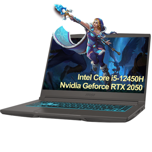 MSI  Thin 15.6" Fhd 1920 X 1080 144Hz Ips Gaming Laptop - Intel Core I5-12450H - Nvidia Geforce Rtx 2050 - 32 GB Ram - 2Tb Nvme SSD - Windows 11 Home