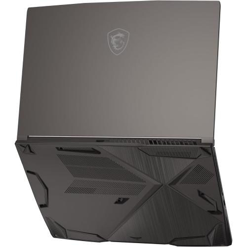 Portable de jeu HD intégrale B12U mince 15,6 po de MSI à processeur Core i5-12450H d'Intel, carte graphique GeForce RTX 2050 de NVIDIA, disque SSD