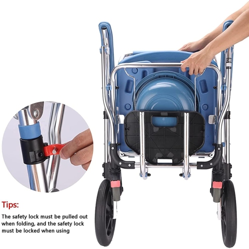 Shower Commode, Rolling Bedside Commode