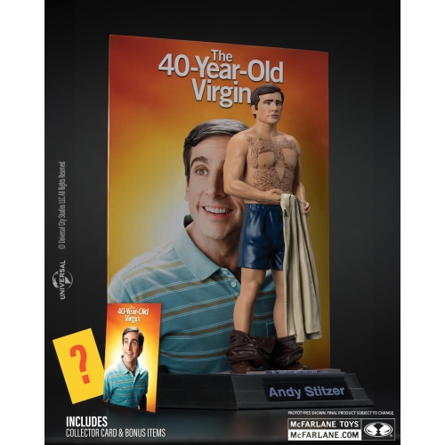 Movie Maniacs The 40 Year Old Virgin 6 Inch Static Figure Posed - Andy Stitzer Digital