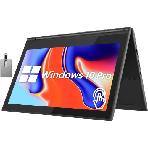 Lenovo 300e 2nd Gen 2-in-1 Touchscreen Laptop, Intel Celeron