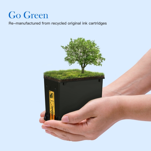 Valuetoner Refurbished Ink Cartridge Replacement for HP 62XL 62 XL for Envy 5540 5640 5660 7644 7645 OfficeJet 5740 8040 OfficeJet 250 (2 Black)