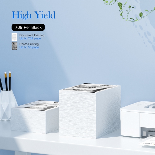 Valuetoner Refurbished Ink Cartridge Replacement for HP 64 XL 64XL for Envy Photo 7858 7855 6255 6252 6232 7158 7155 7800 Tango Series(2 Black)