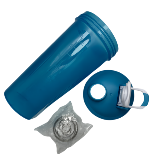 New life Portable Shaker Bottle Blue 600ml