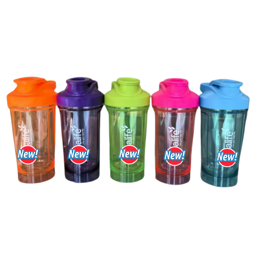 New life Portable Shaker Bottle Green 400ml