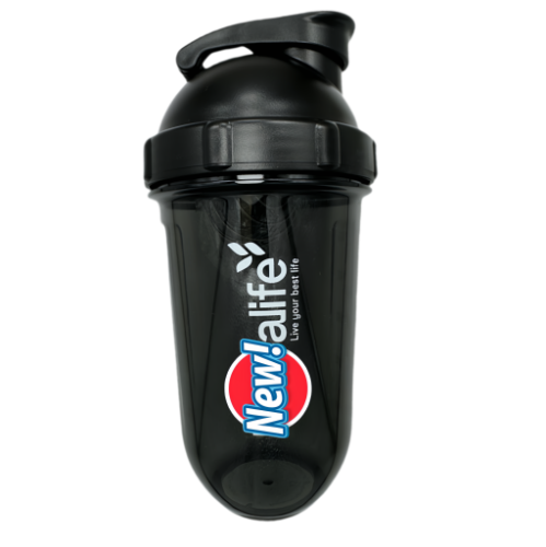 New life Portable Shaker Bottle Black 500ml