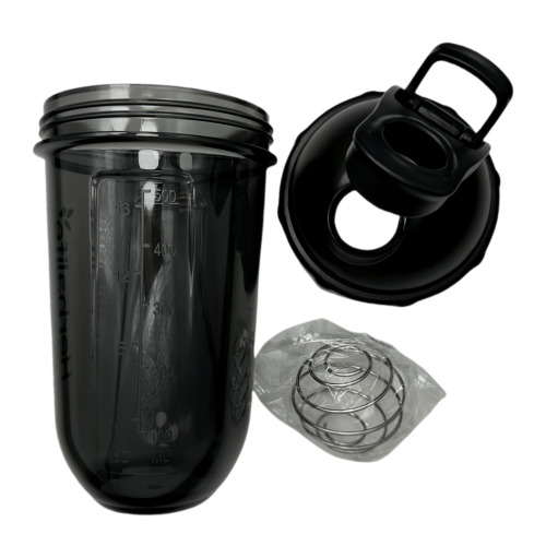 New life Portable Shaker Bottle Black 500ml