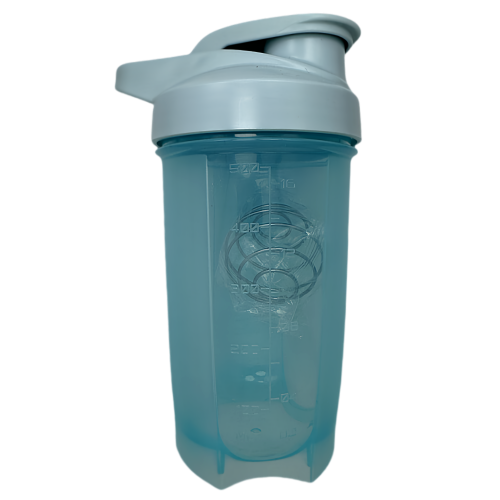 Bouteille mélangeuse portative 500 ml bleue New Life