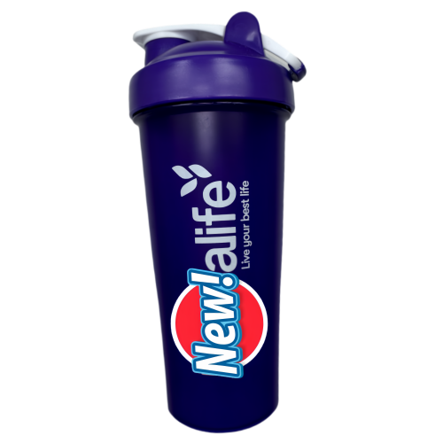 New life Portable Shaker Bottle Purple 600ml