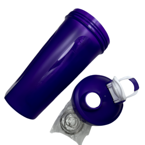 New life Portable Shaker Bottle Purple 600ml
