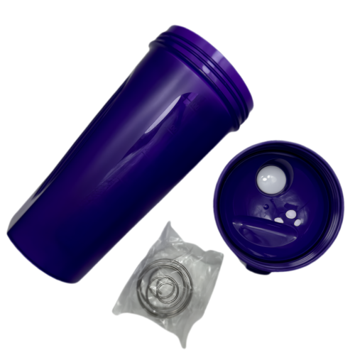 New life Portable Shaker Bottle Purple 600ml