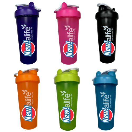 New life Portable Shaker Bottle Purple 600ml