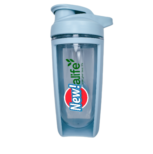 New life Portable Shaker Bottle Blue 500ml