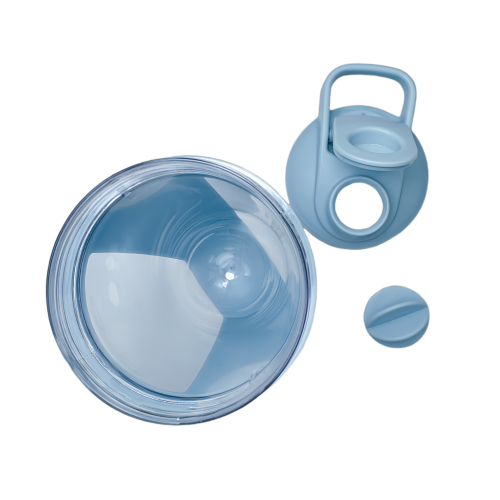 Bouteille mélangeuse portative 500 ml bleue New Life